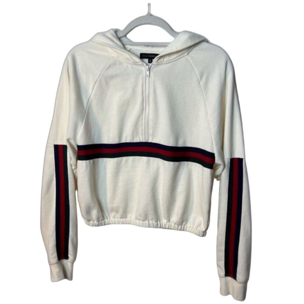 LA Hearts Quarter Zip Hoodie Size M
